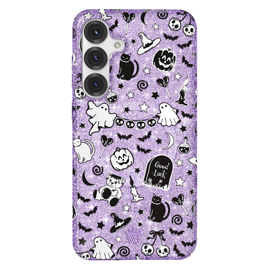 Witchy Lilac Glitter Samsung Case