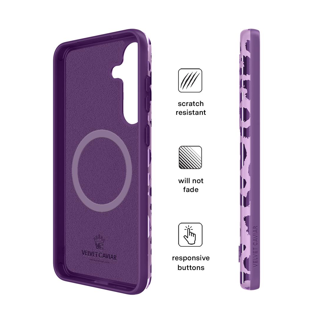 Amethyst Leopard Samsung Case