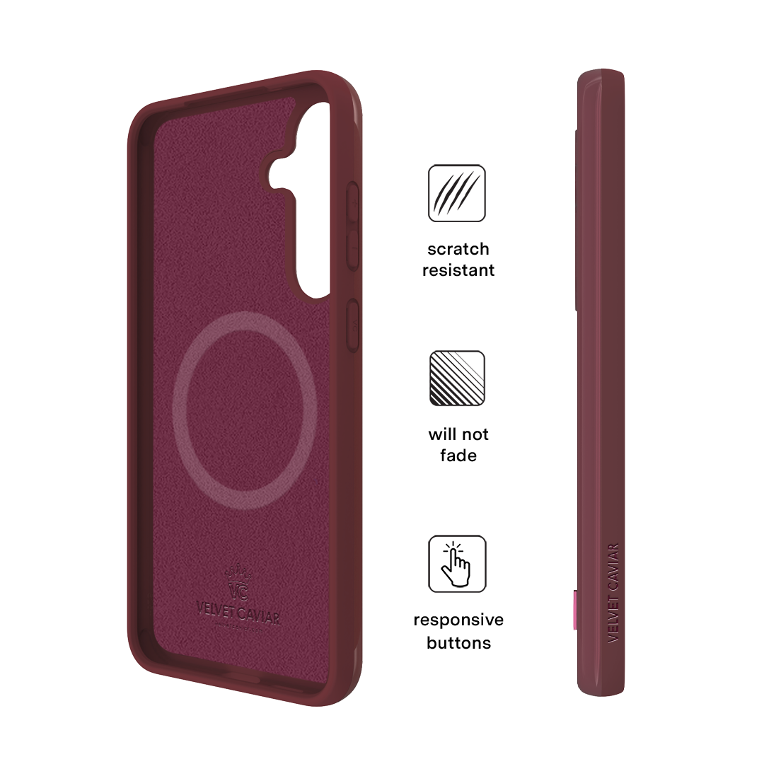 Burgundy 1990 Samsung Case