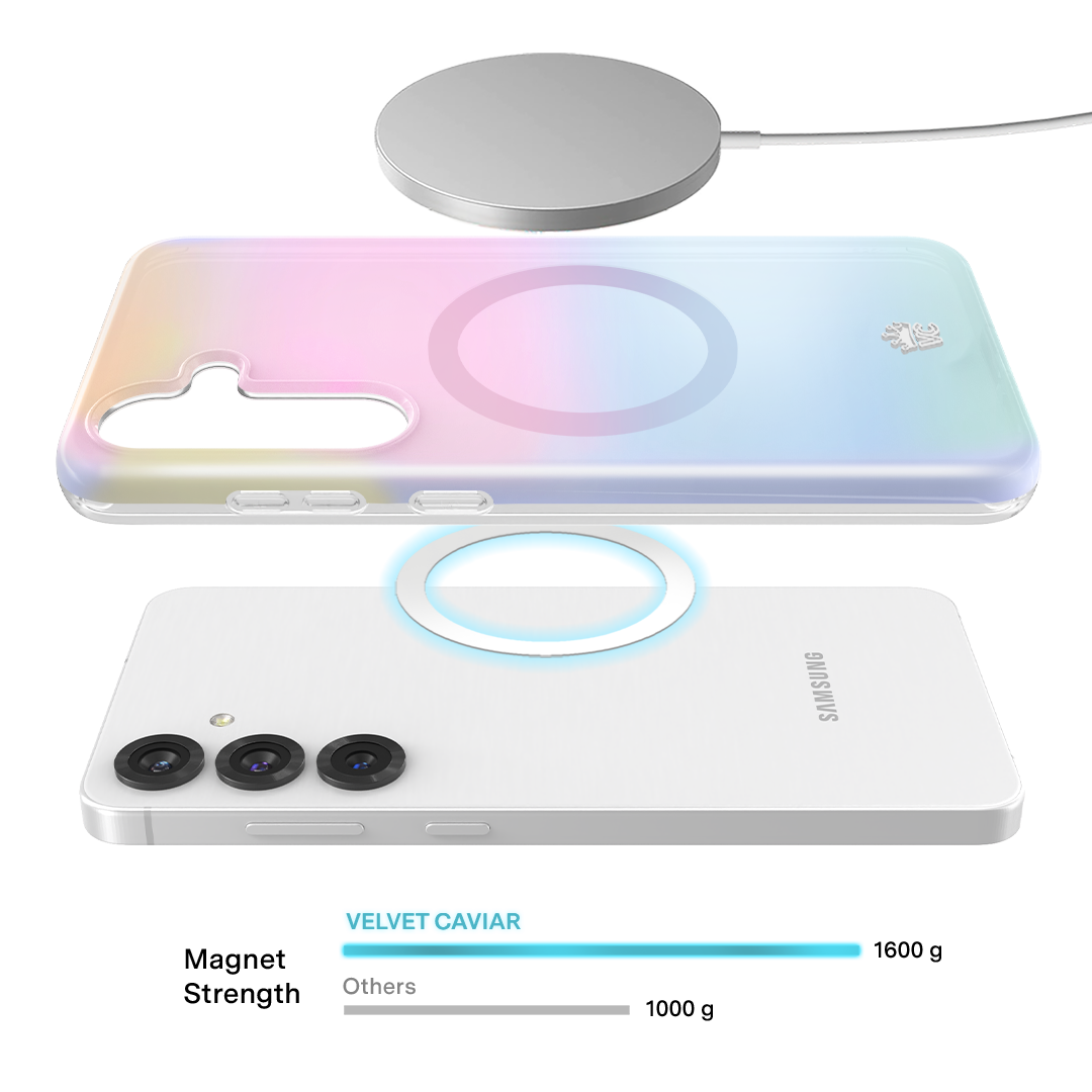 White Opal Samsung Case