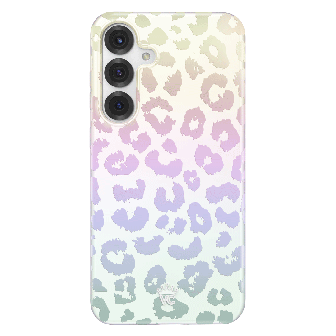 White Opal Leopard Samsung Case