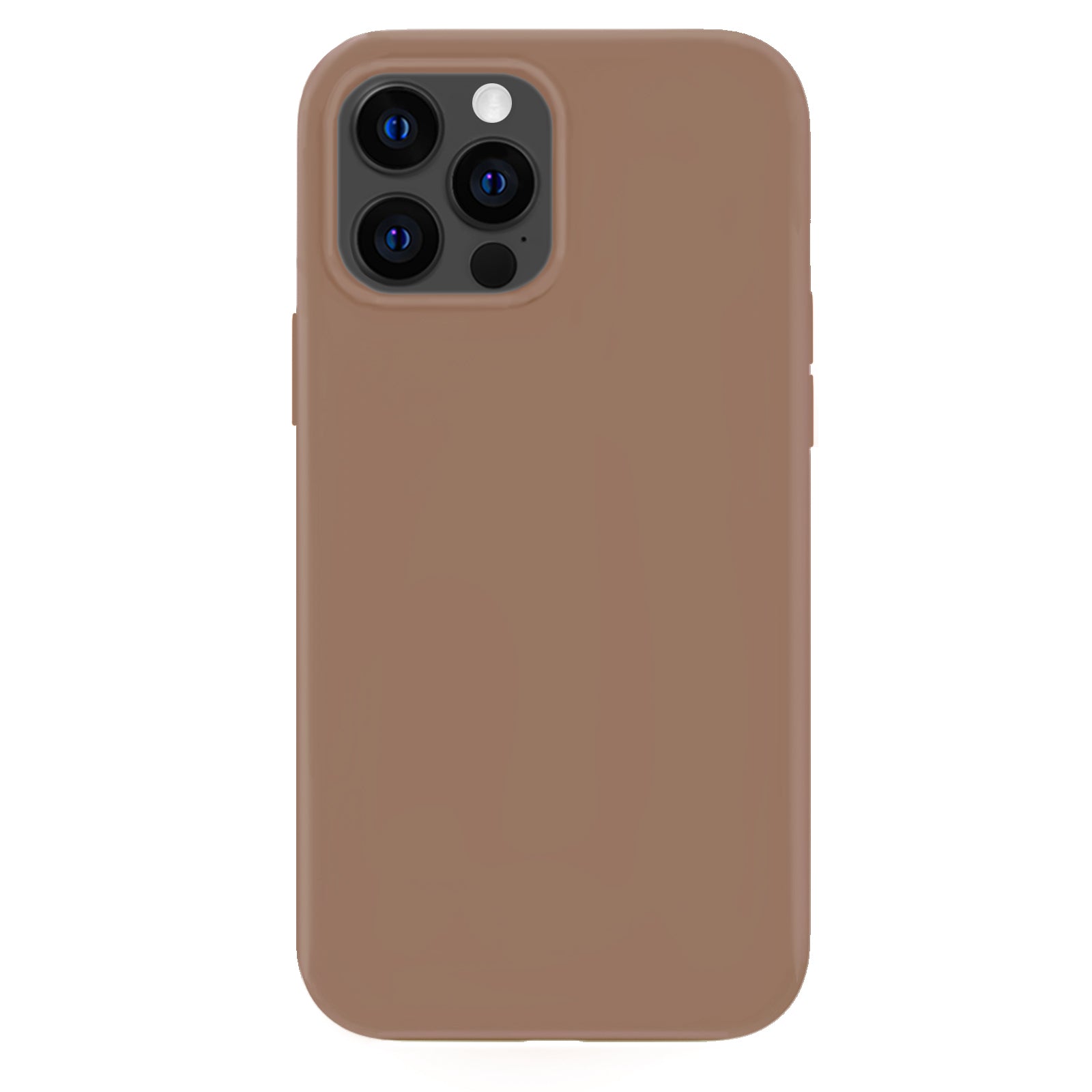 Brown Silicone iPhone Case