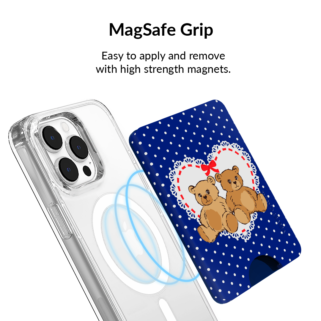 Winter Teddy MagSafe Wallet
