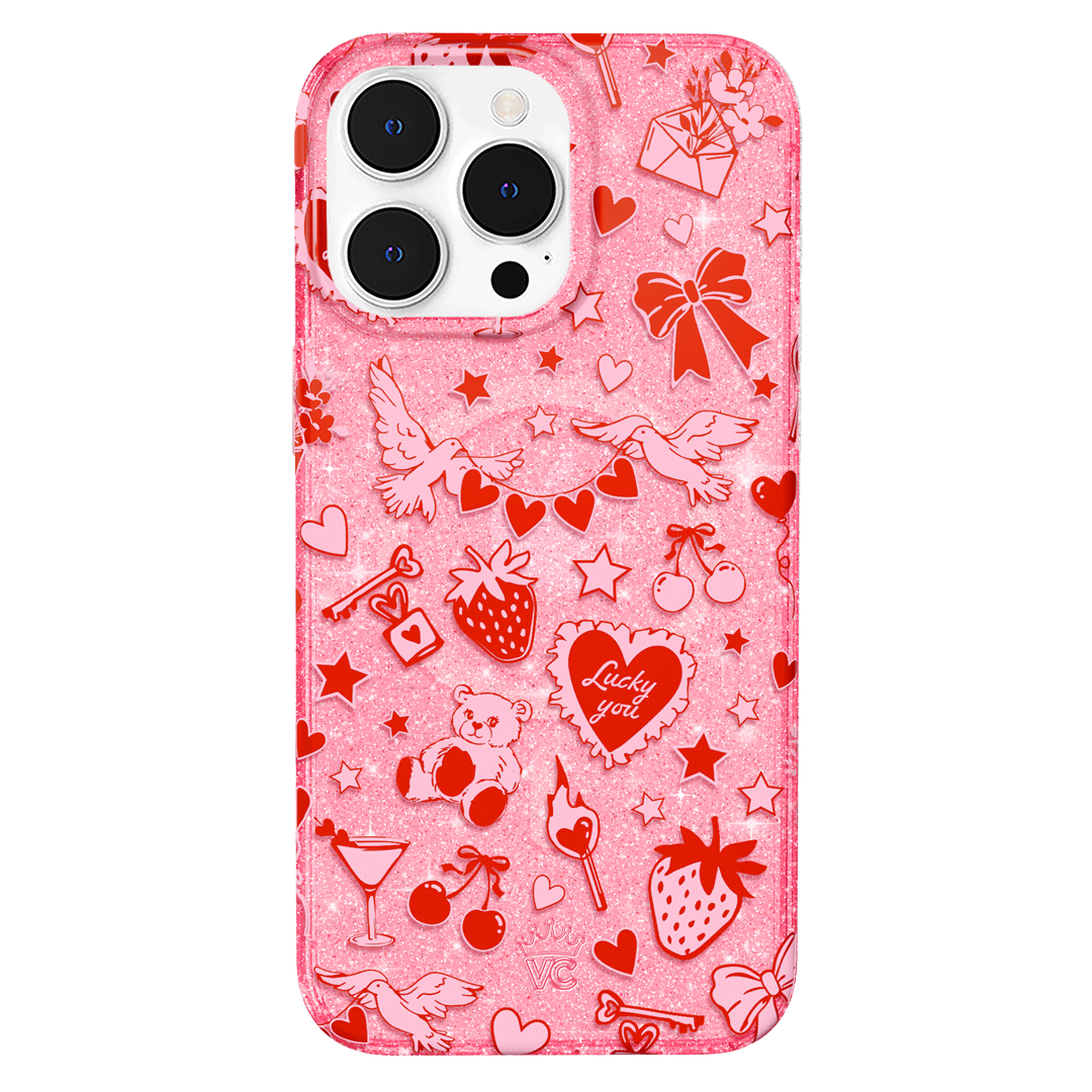 Be Mine Glitter iPhone Case