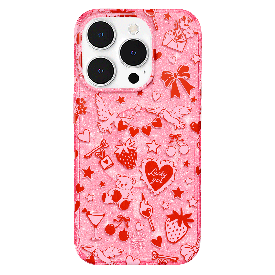 Be Mine Glitter iPhone Case