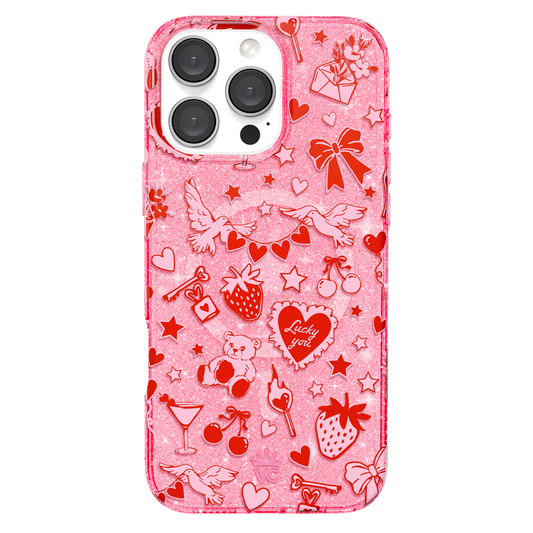 Be Mine Glitter iPhone Case