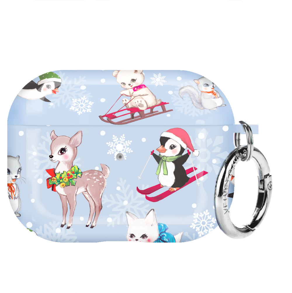 Winter Wonderland Baby Animals AirPod Case