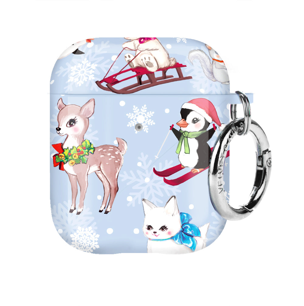 Winter Wonderland Baby Animals AirPod Case