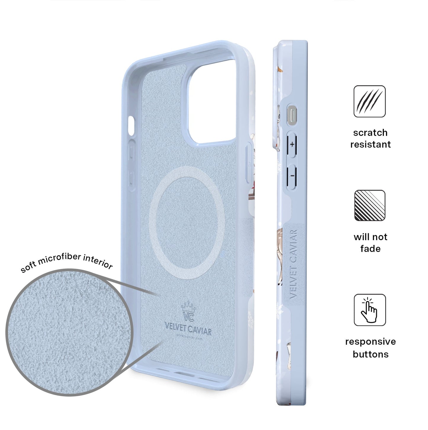 Winter Wonderland Baby Animals iPhone Case