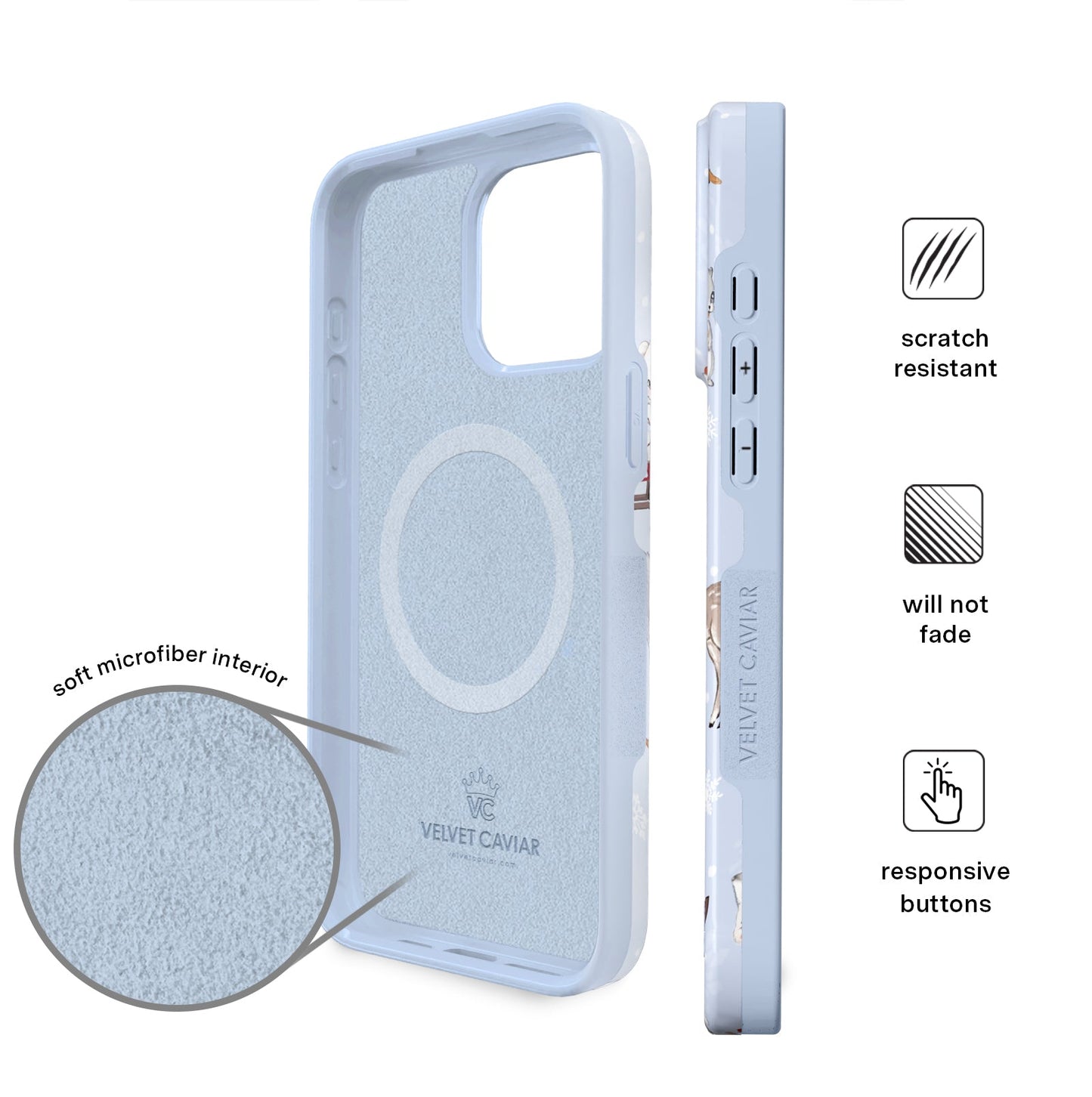 Winter Wonderland Baby Animals iPhone Case