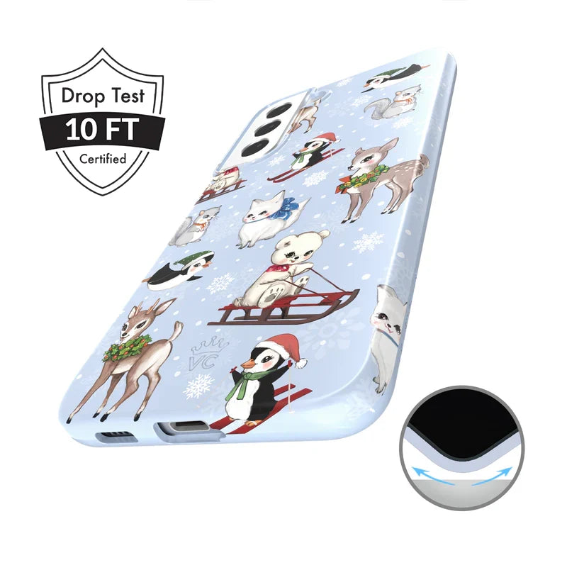 Winter Wonderland Baby Animals Samsung Case