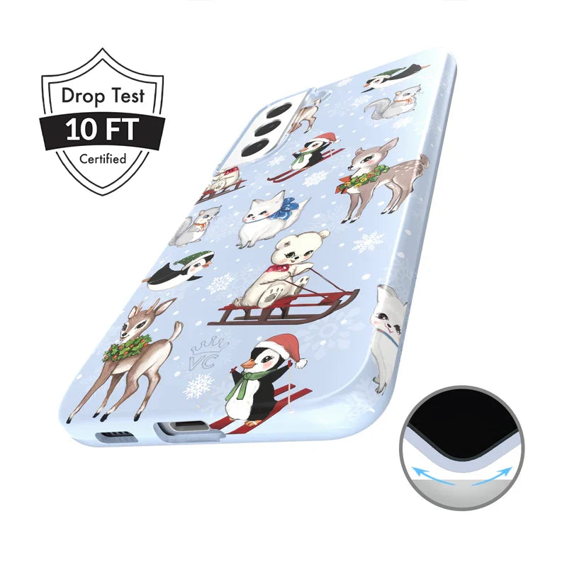 Winter Wonderland Baby Animals Samsung Case