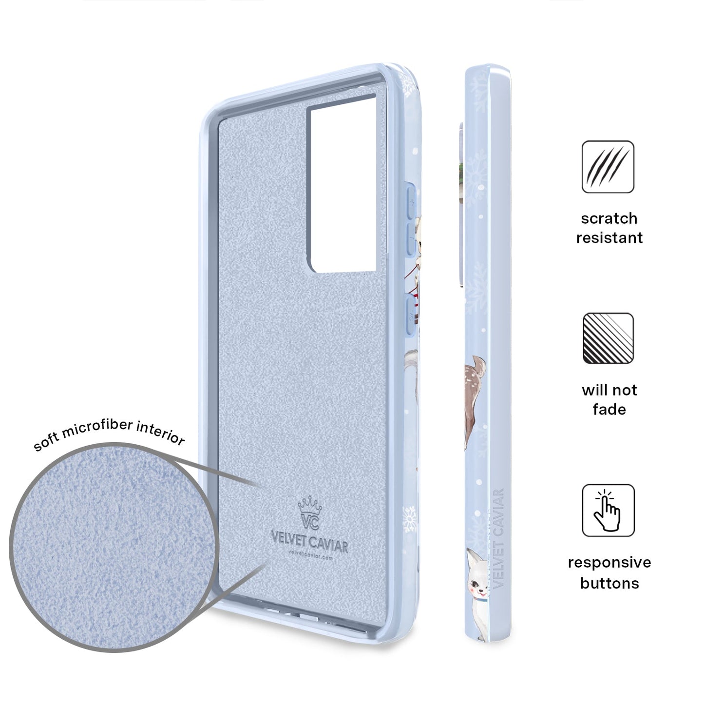 Winter Wonderland Baby Animals Samsung Case