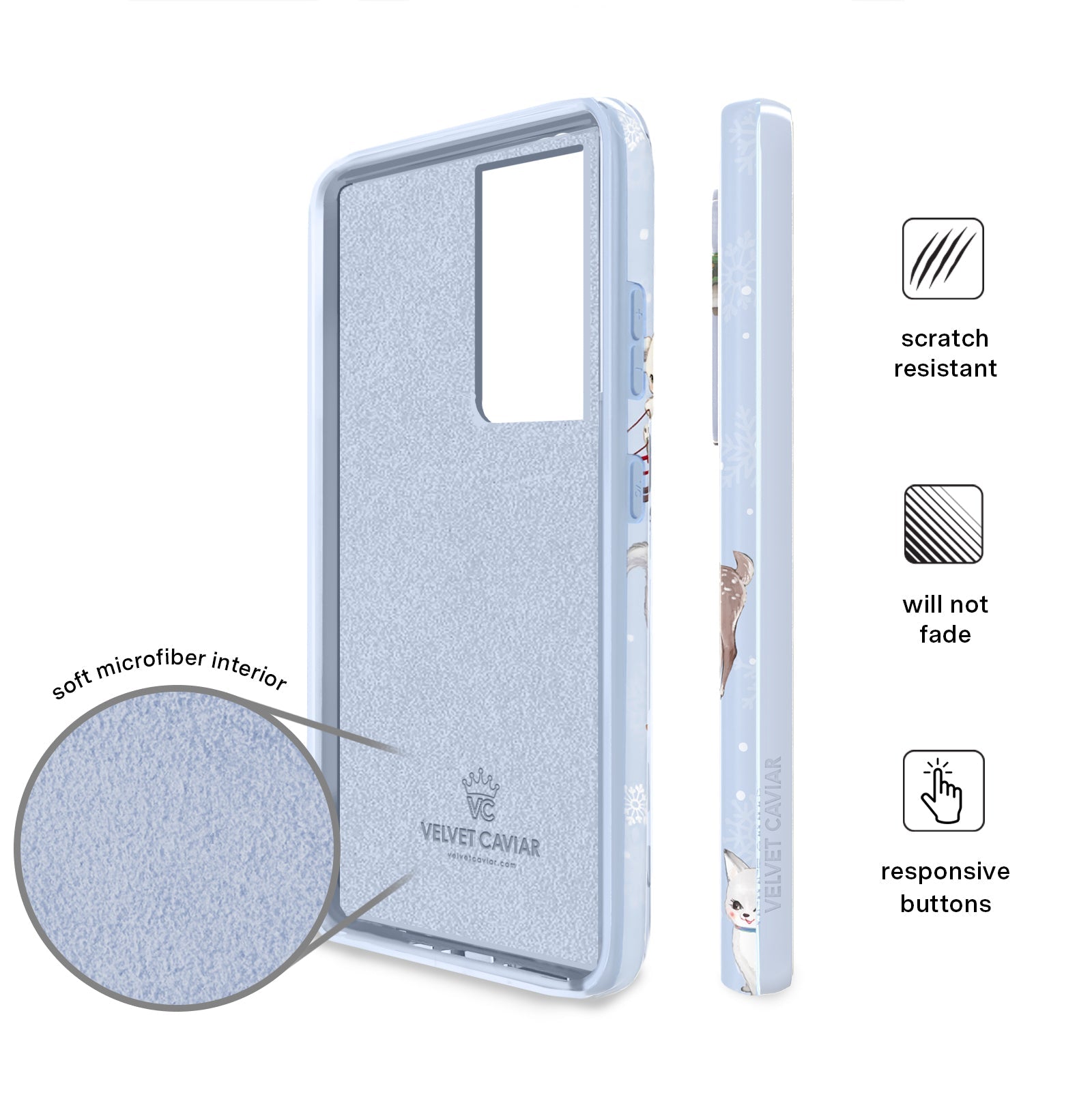 Winter Wonderland Baby Animals Samsung Case