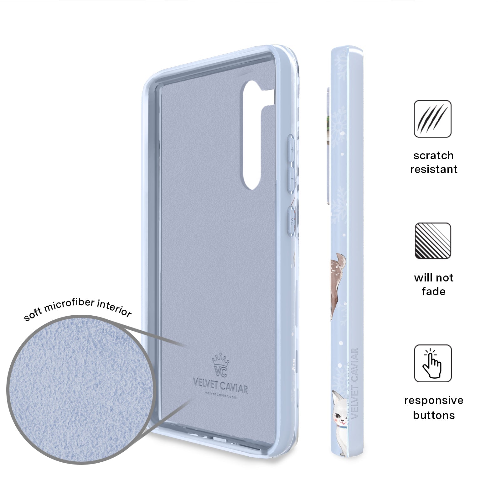 Winter Wonderland Baby Animals Samsung Case