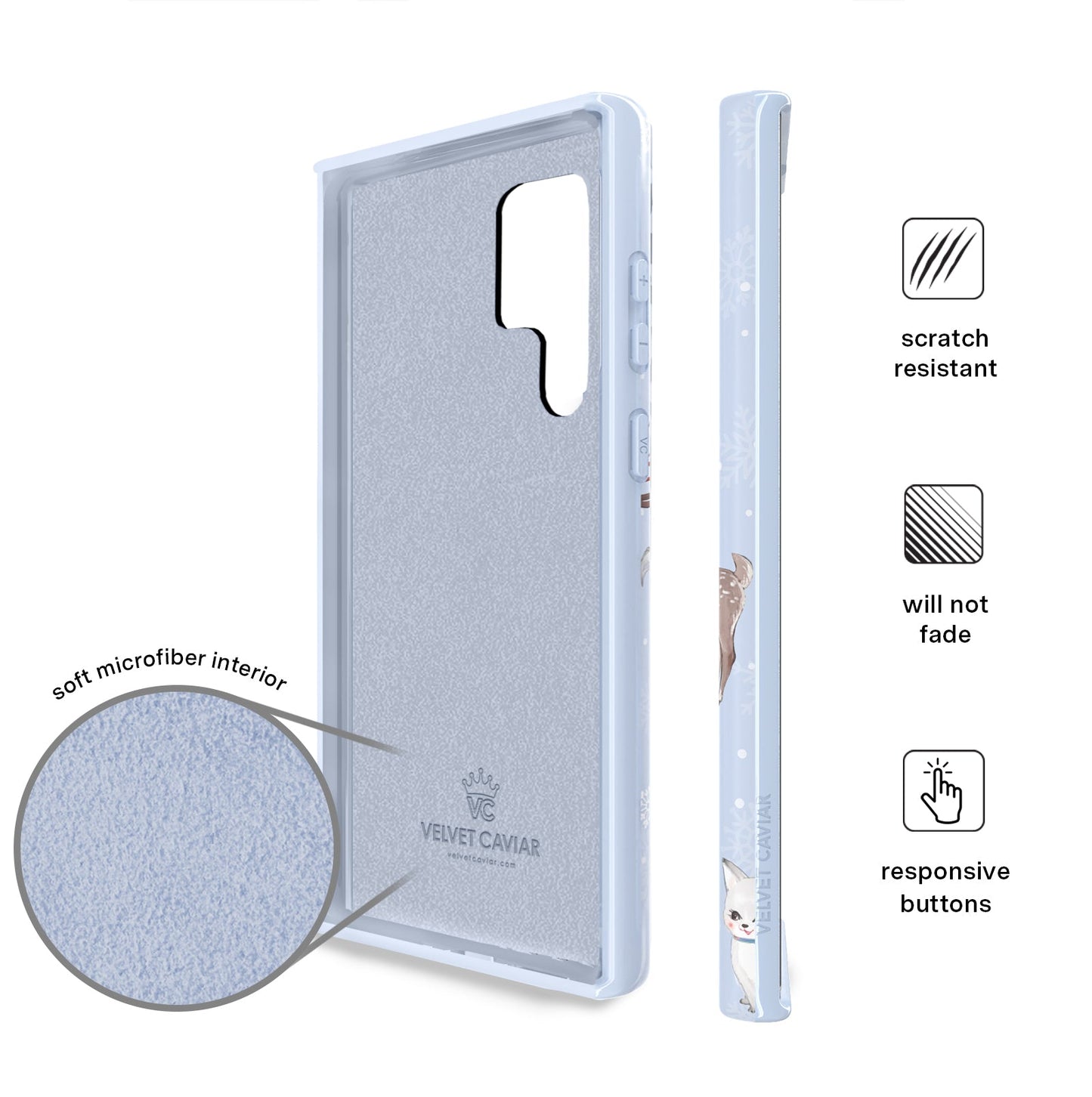 Winter Wonderland Baby Animals Samsung Case