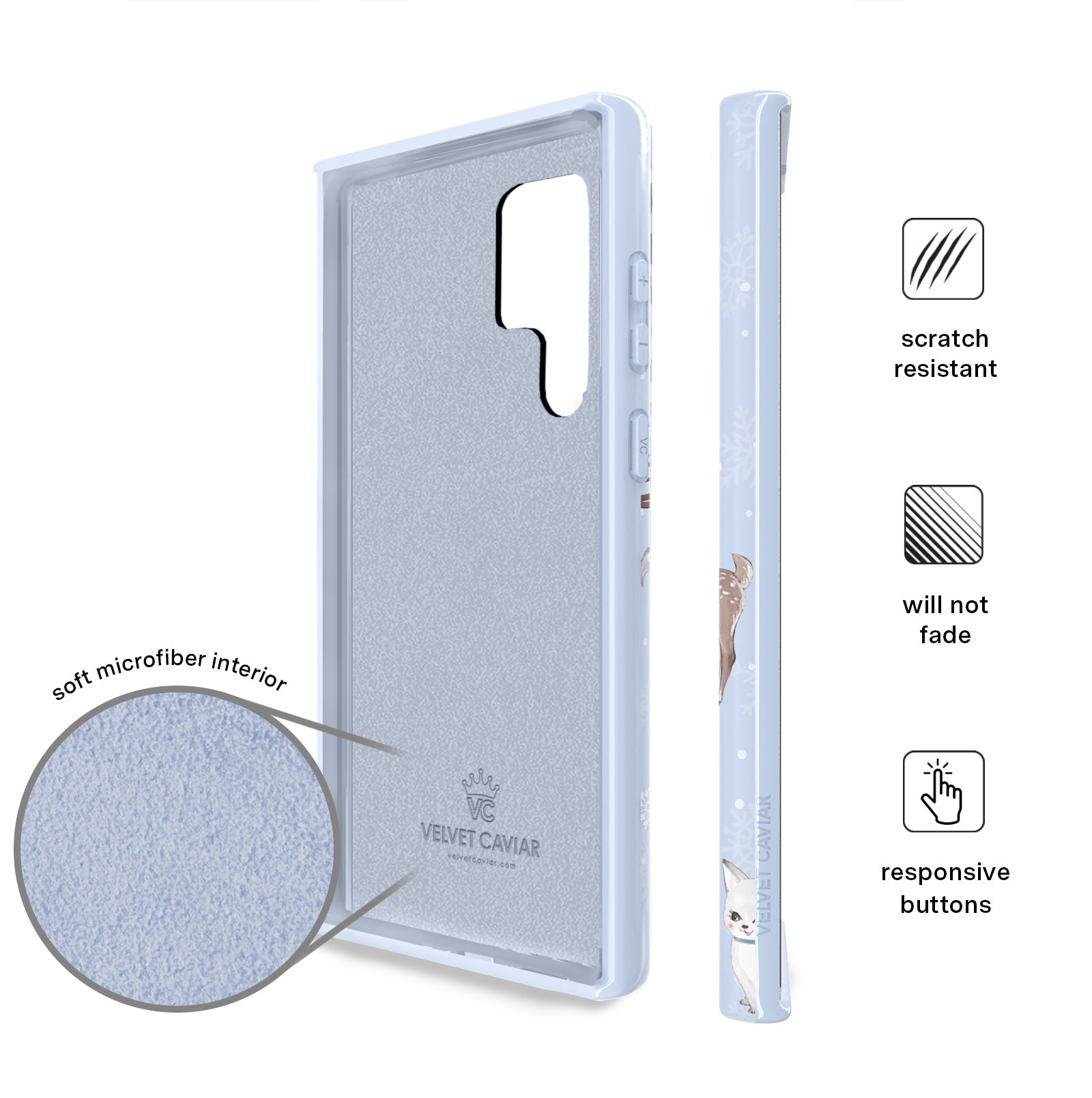 Winter Wonderland Baby Animals Samsung Case