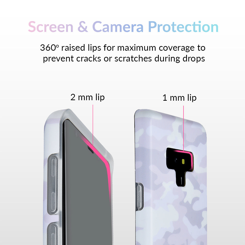 White Clouds Camo Samsung Galaxy Case