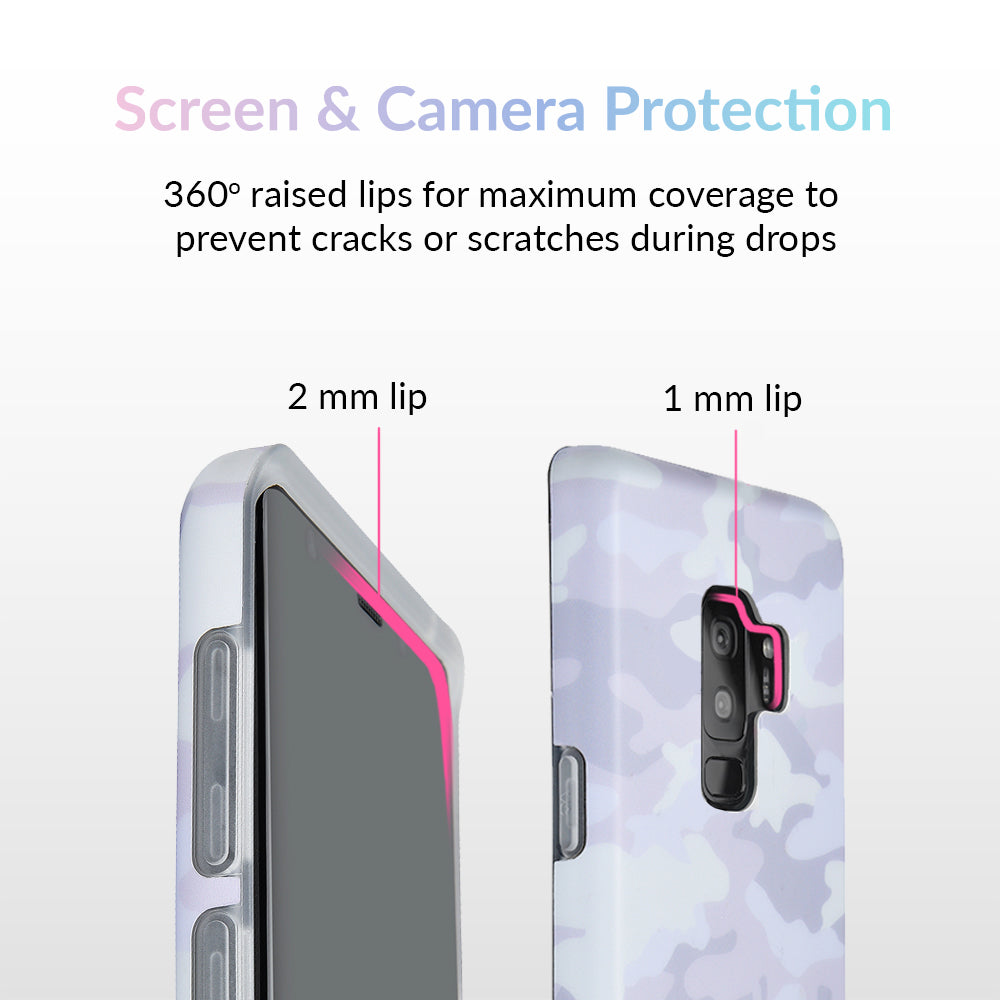 White Clouds Camo Samsung Galaxy Case