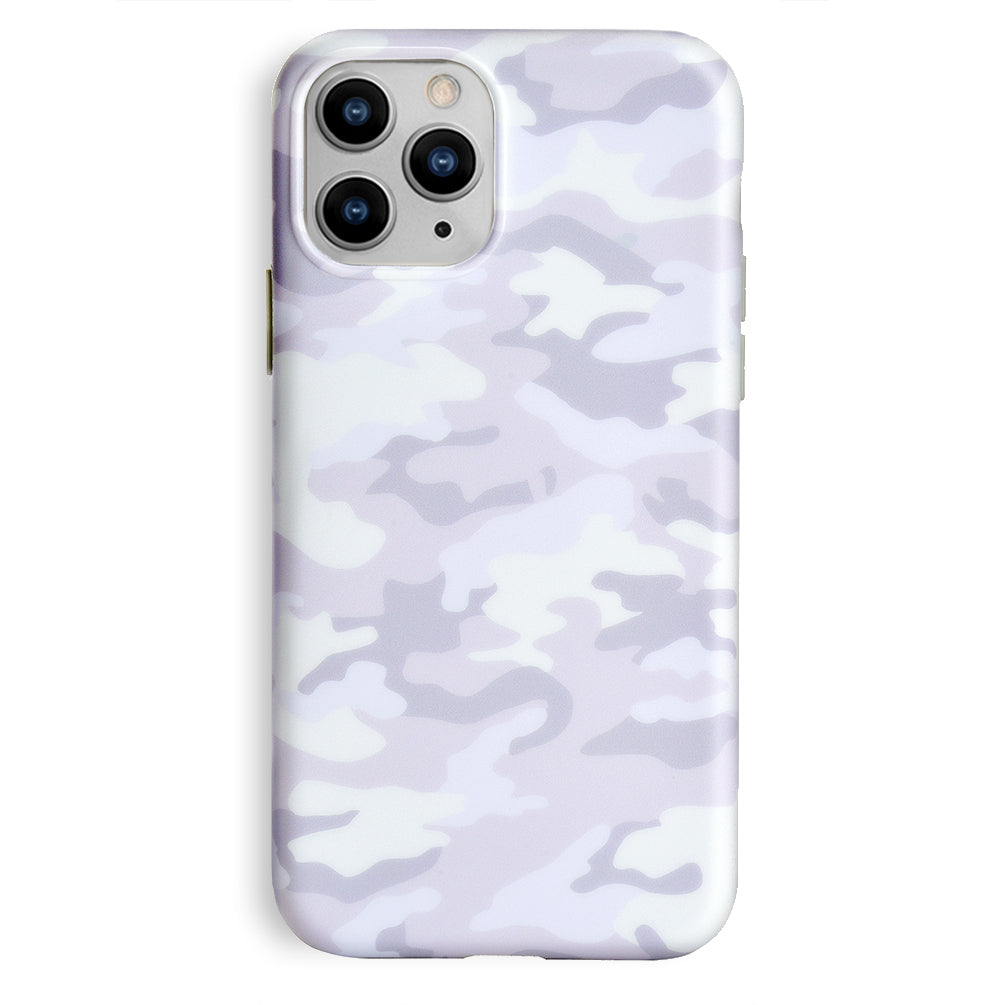 White Clouds Camo iPhone Case