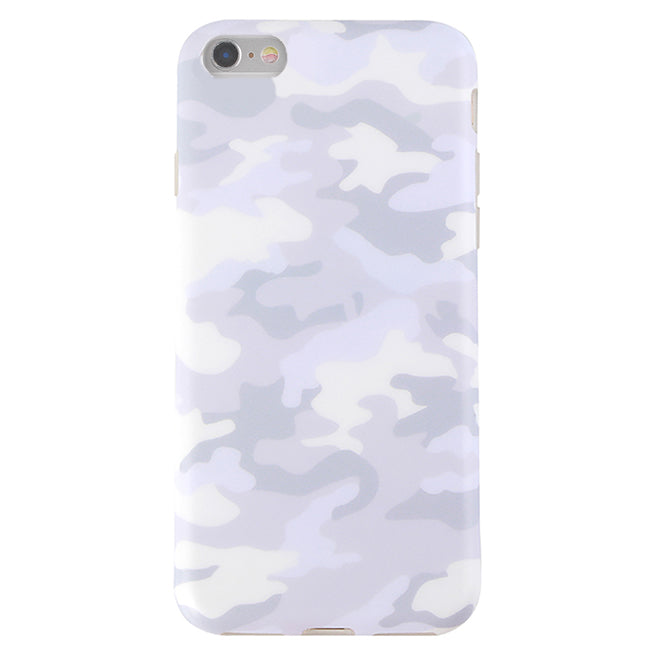 White Clouds Camo iPhone Case