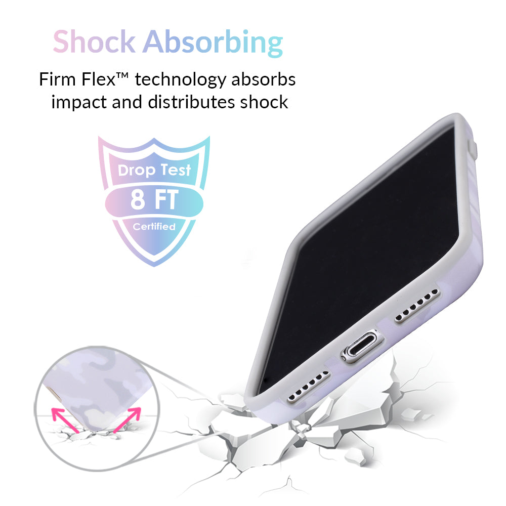 White Clouds Camo iPhone Case