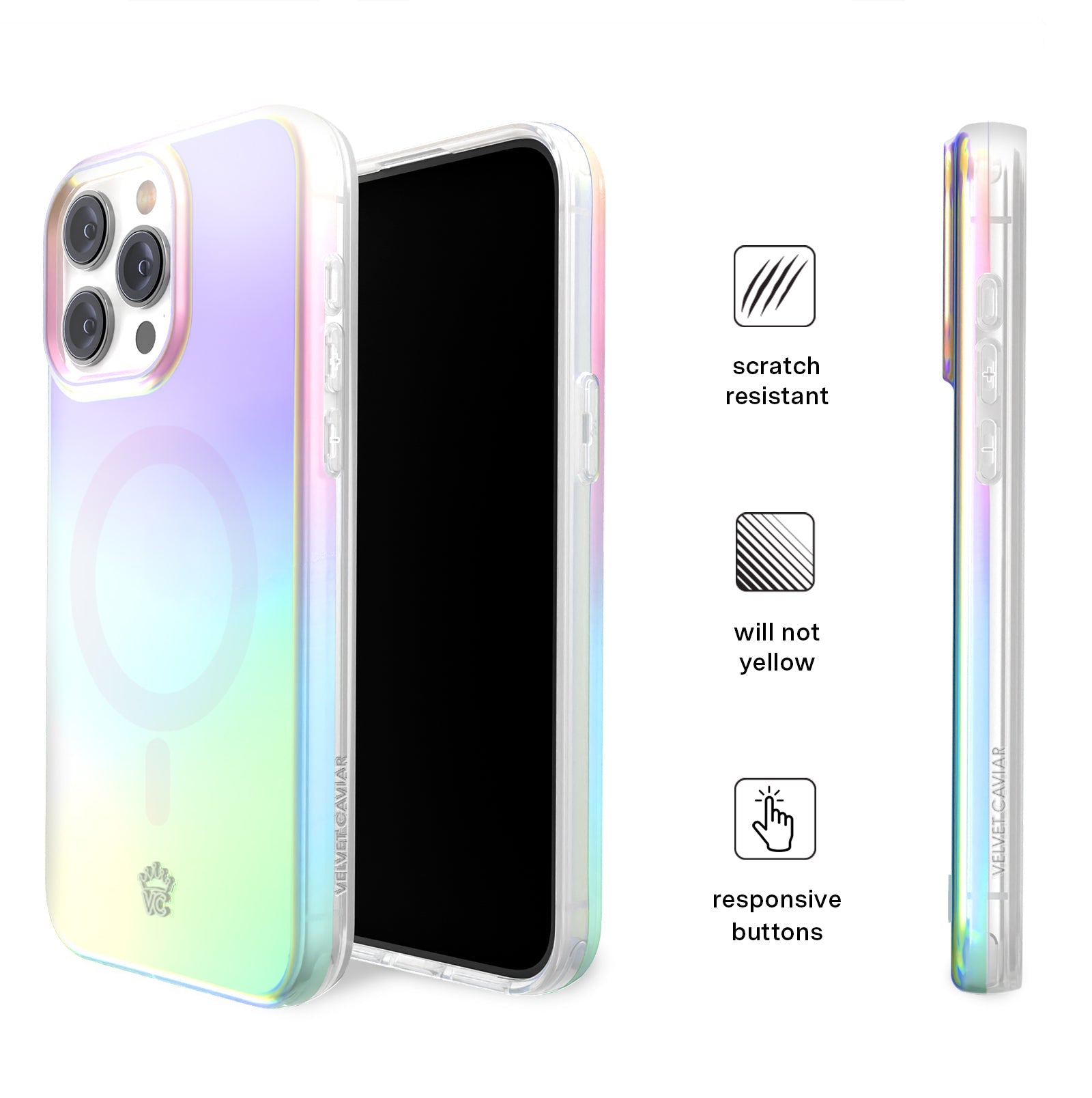 White Opal iPhone Case