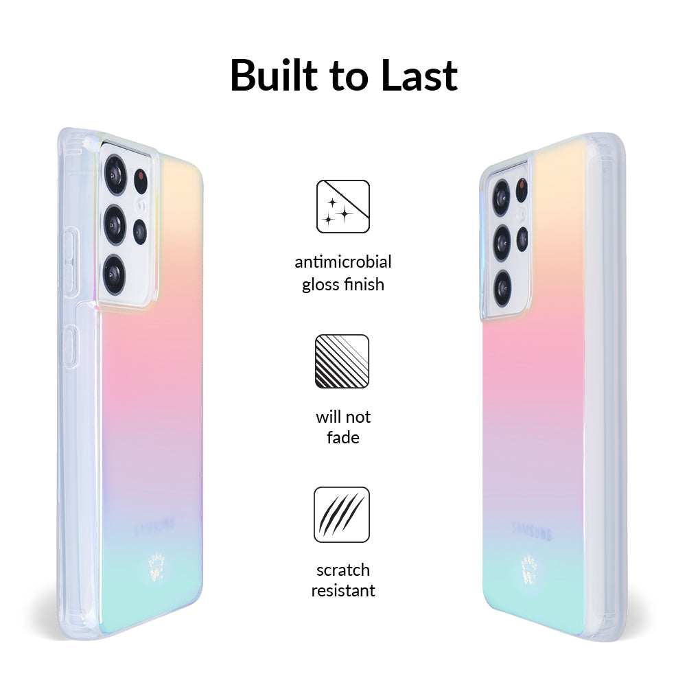 White Opal Samsung Case