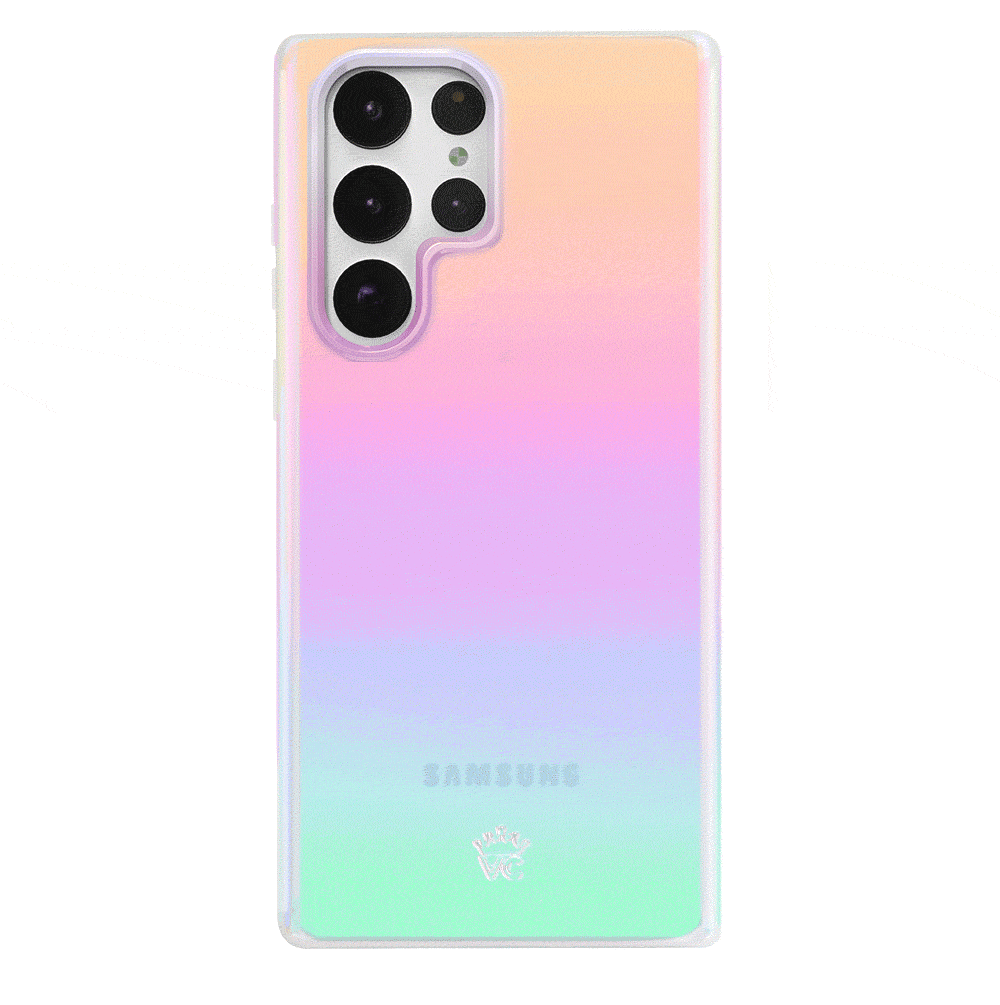 White Opal Samsung Case
