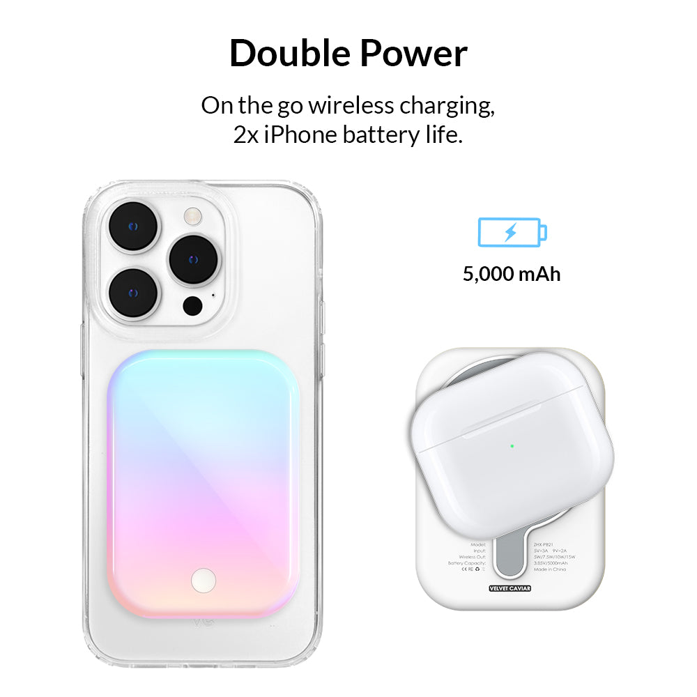 White Opal MagSafe Battery Power Pack