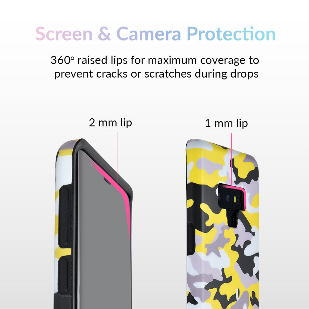 Yellow Camo Samsung Galaxy Case