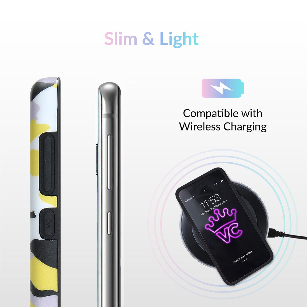 Yellow Camo Samsung Galaxy Case