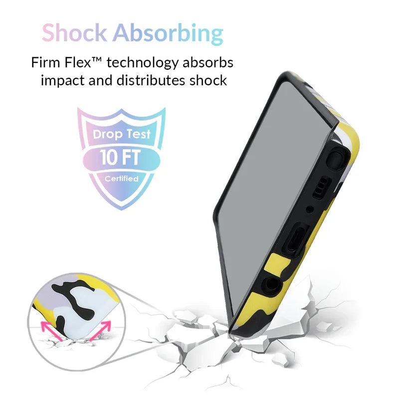 Yellow Camo Samsung Galaxy Case