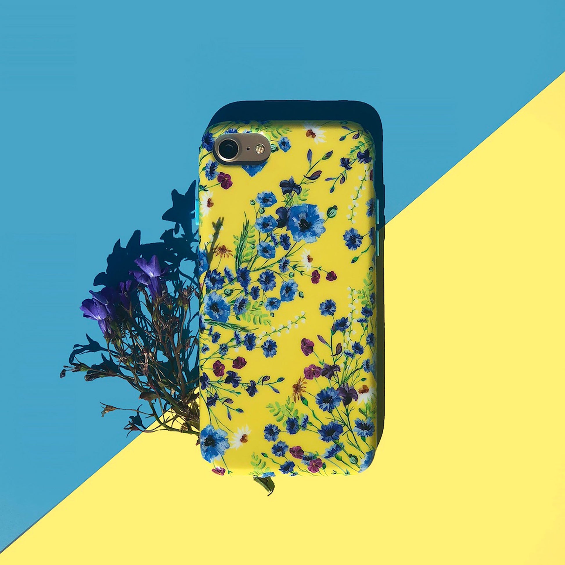 Yellow Wildflowers iPhone Case