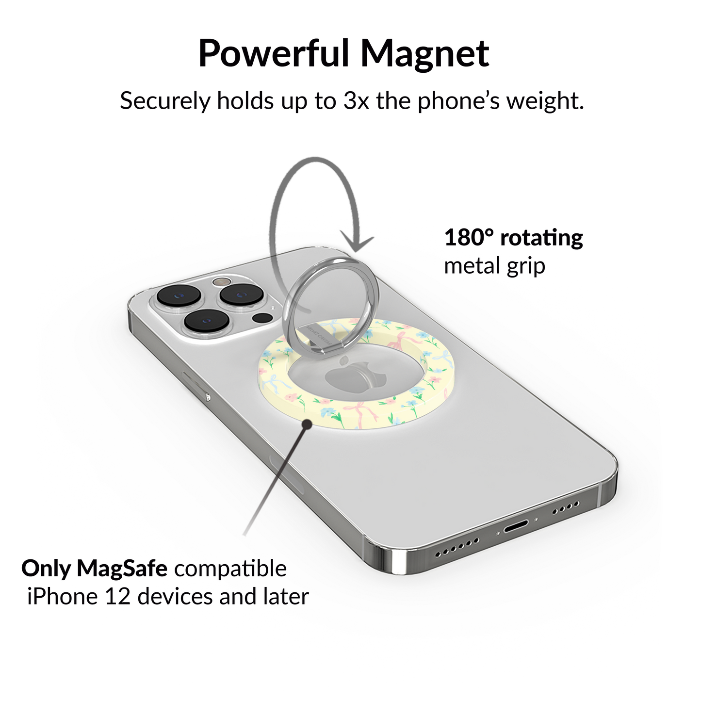 Buttercup Bows MagSafe Grip Ring