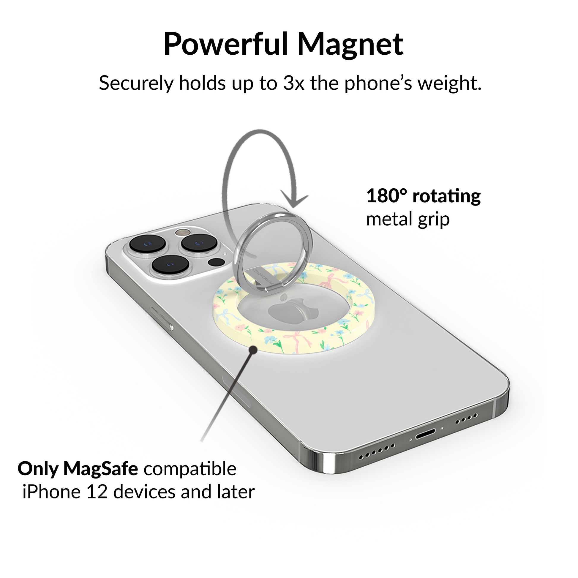 Buttercup Bows MagSafe Grip Ring