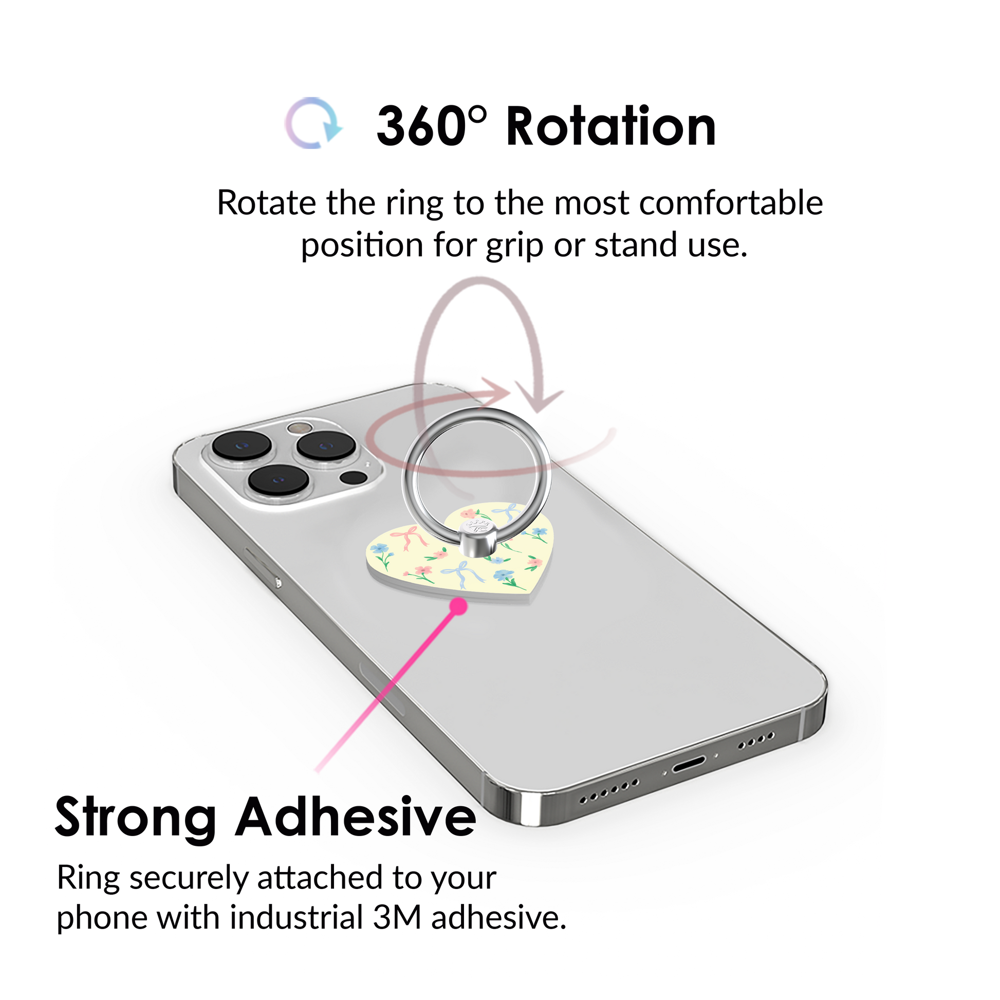 Buttercup Bows Phone Ring