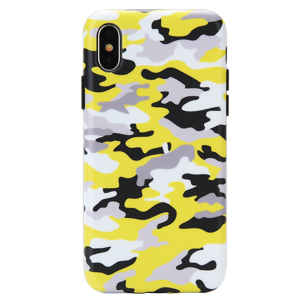 Yellow Camo iPhone Case