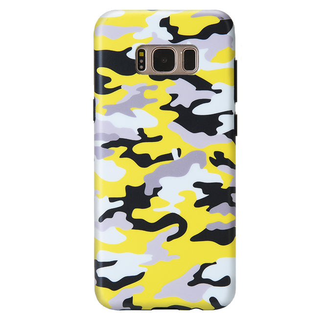 Yellow Camo Samsung Galaxy Case