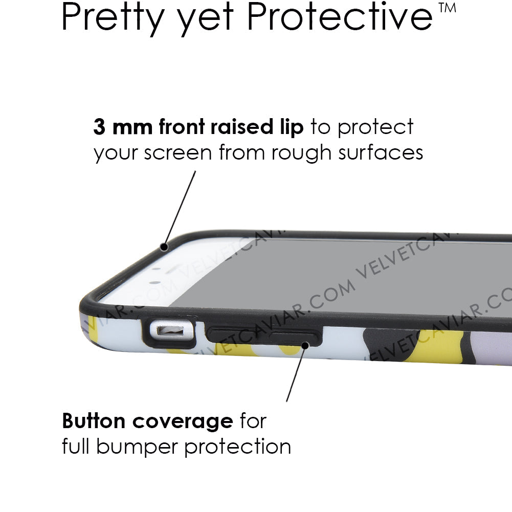 Yellow Camo iPhone Case