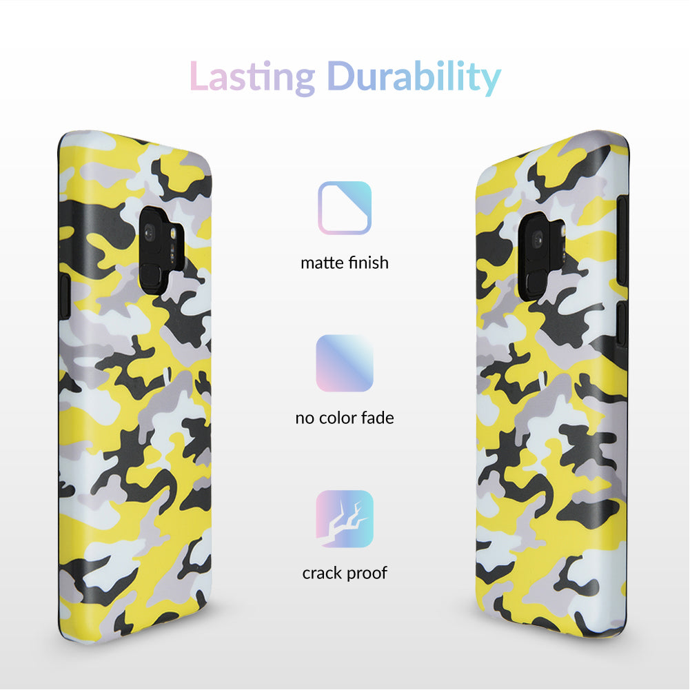 Yellow Camo Samsung Galaxy Case