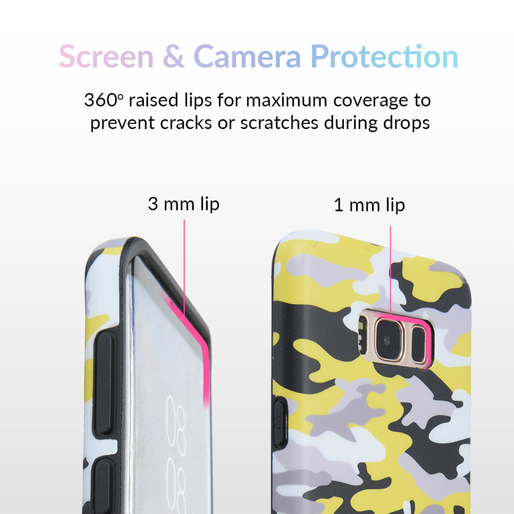 Yellow Camo Samsung Galaxy Case
