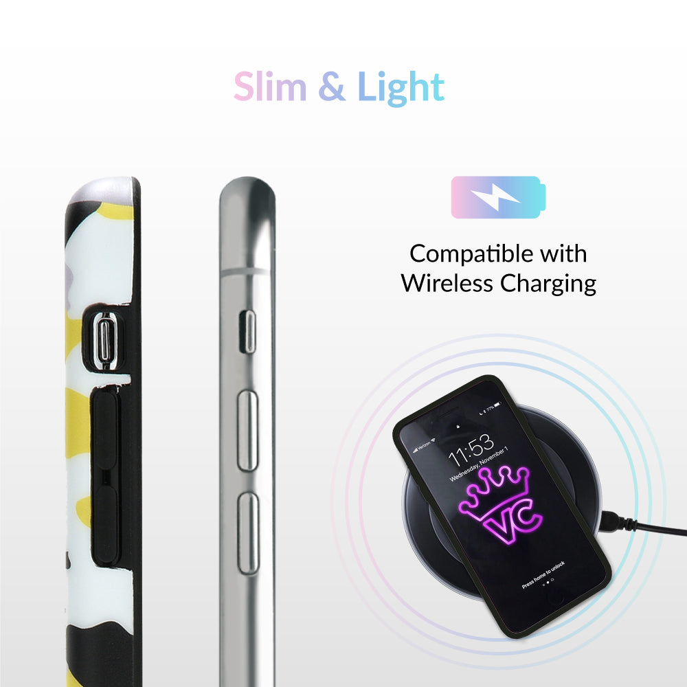 Yellow Camo iPhone Case