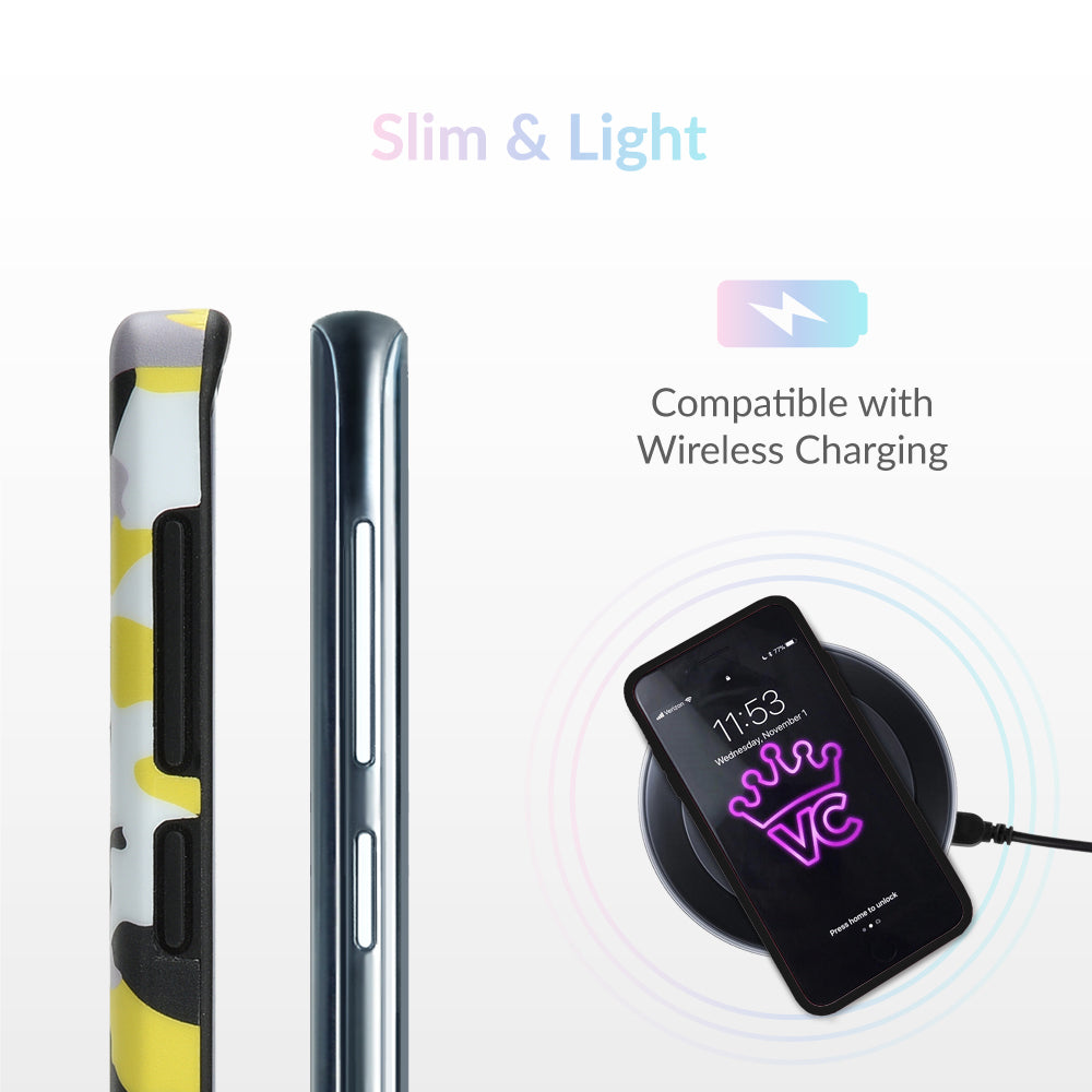 Yellow Camo Samsung Galaxy Case