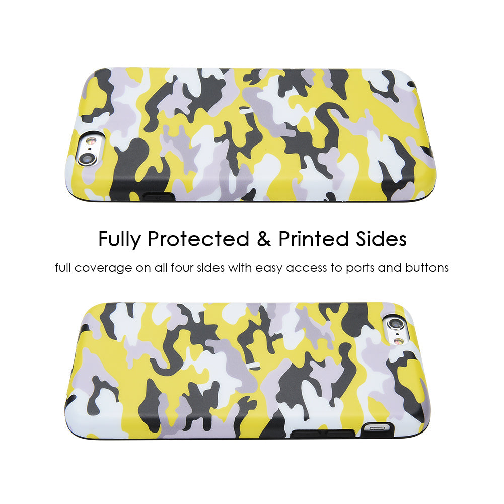 Yellow Camo iPhone Case