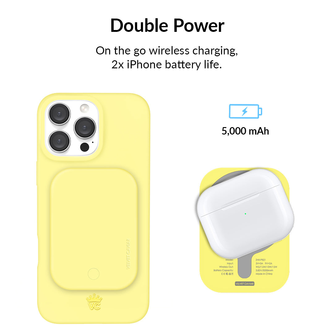 Butter Yellow MagSafe Battery Power Pack