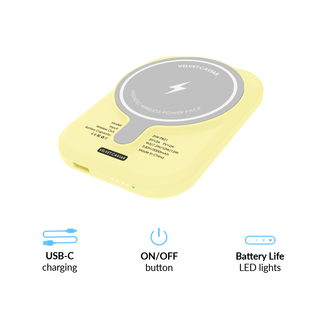 Yellow MagSafe Battery Power Pack