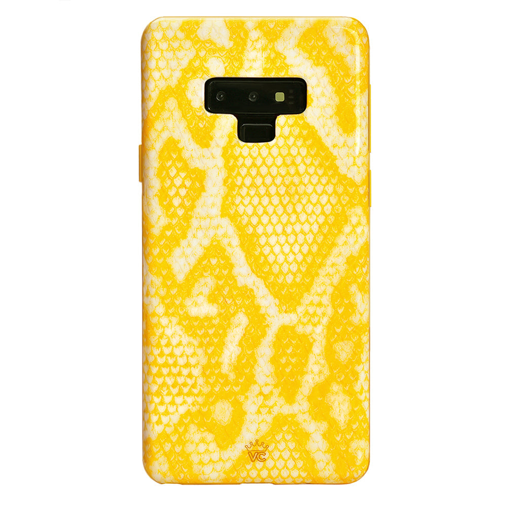 Yellow Snakeskin Samsung Galaxy Case