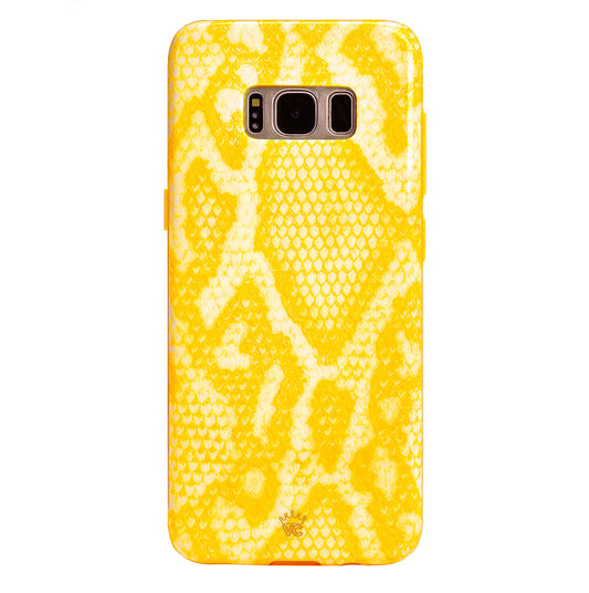 Yellow Snakeskin Samsung Galaxy Case