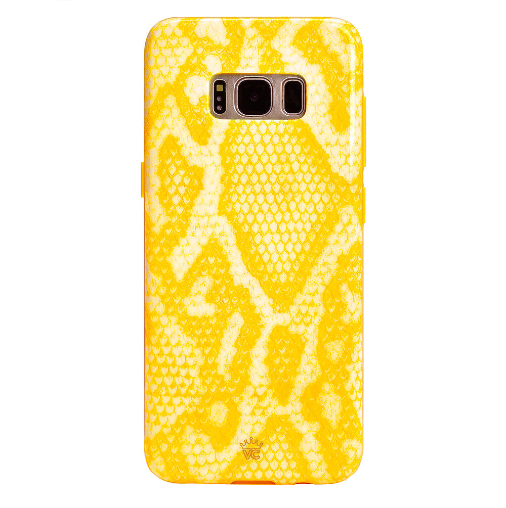 Yellow Snakeskin Samsung Galaxy Case